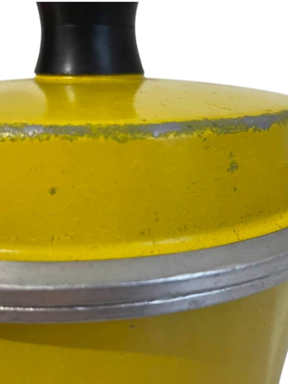 Vintage 70s Graham Kerr Galloping Gourmet Yellow Pot Cookware Retro MCM - Picture 7 of 15